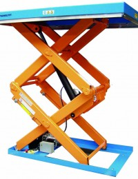 Piattaforme elettroidrauliche fisse a pantografo doppio Serie TLF-D